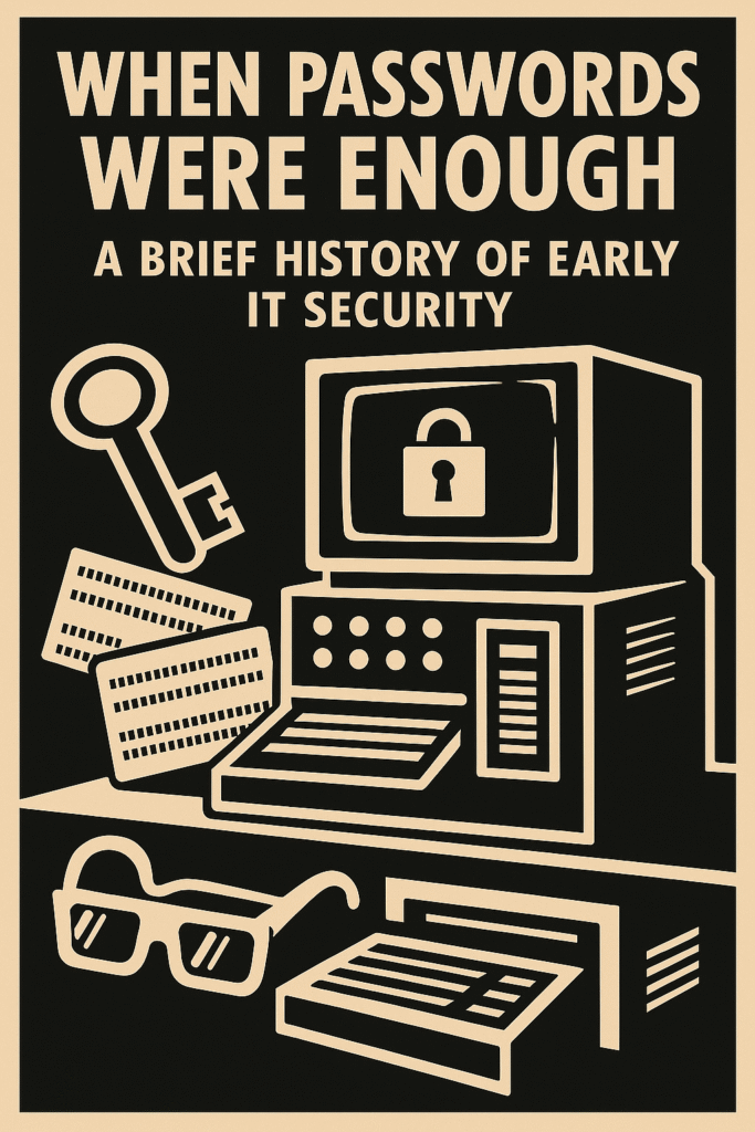 When Passwords Were Enough: A Brief History of Early IT Security